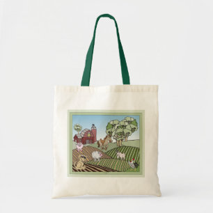 Bolsa Tote Para baixo na fazenda 1