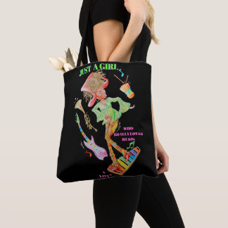 Bolsa Tote para Meninas que Realmente Amam Música