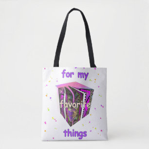 BOLSA TOTE PARA MINHAS COISAS FAVORITAS