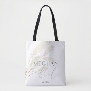 Bolsa Tote Para o noivo Pampas Grass