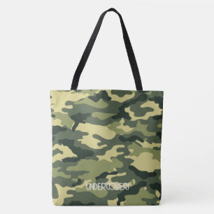 Bolsa Tote para Ombro - Camuflagem Verde