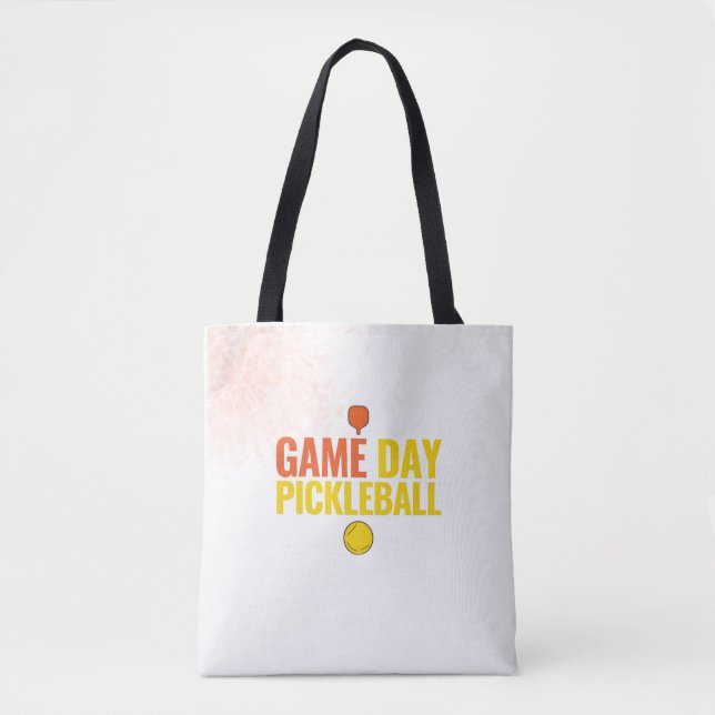 Bolsa Tote para Ombro Game Day Pickleball | Minima (Frente)