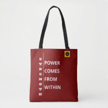 Bolsa Tote para Ombro - Vibração de Força
