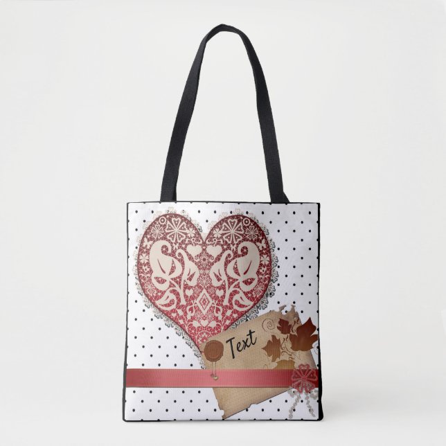 Bolsa Tote Para os entes queridos, amor (Frente)