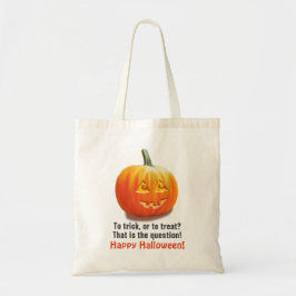 Bolsa Tote Para Trick ou para Tratar? Halloween Jack o'Lanter