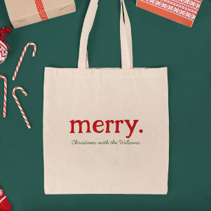 Bolsa Tote Parabéns minimalistas da família moderna