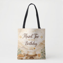 Bolsa Tote Parabéns pelo seu aniversário - Presente de aniver