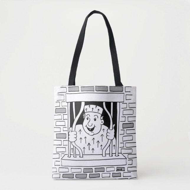 Bolsa Tote Parabéns por Deixar a Fuga (Frente)