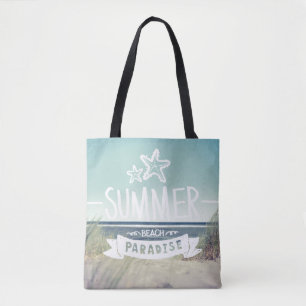 Bolsa Tote Paraíso da praia do verão