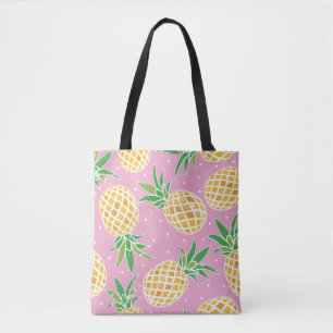 Bolsa Tote Paraíso do Abacaxi: Padrão Tropical