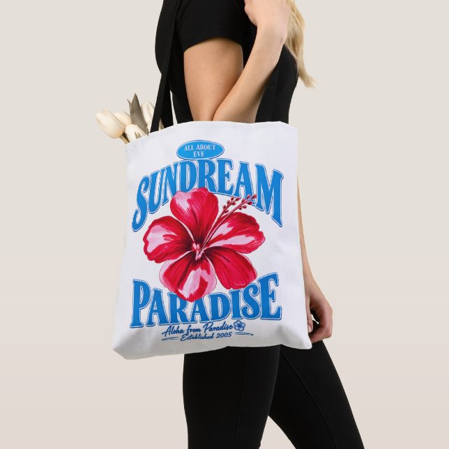 Bolsa Tote 🌺 Paraíso do Sonho Ensolarado (Close Up)