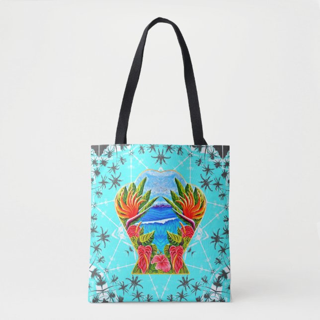 Bolsa Tote Paraíso Havaiano Twice (Frente)
