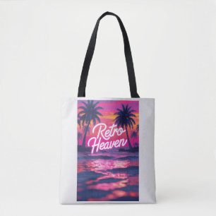 Bolsa Tote Paraíso Neon dos Anos 80