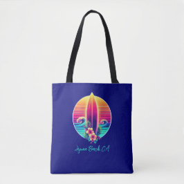 Bolsa Tote Paraíso no surfboard sunset-