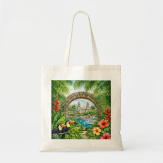 Bolsa Tote Paraíso Tropical da Ilha Antígua