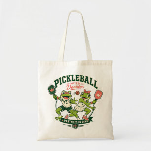 Bolsa Tote Parceiros de Sapo Fofo em Design Divertido de Espo