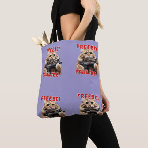 Bolsa Tote Pare! Presente Engraçado De Pawlice Para Pavimento