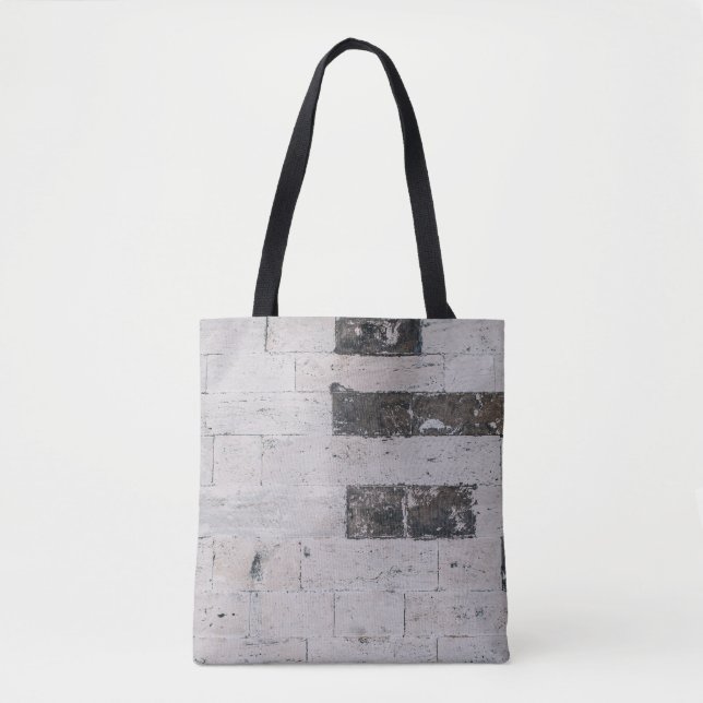 Bolsa Tote Parede de cinza (Frente)
