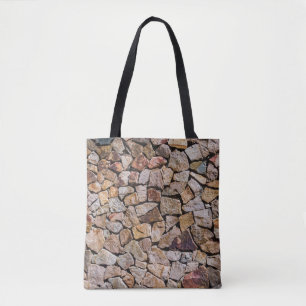 Bolsa Tote Paredes Tradicionais De Pilha De Pedra Quebrada