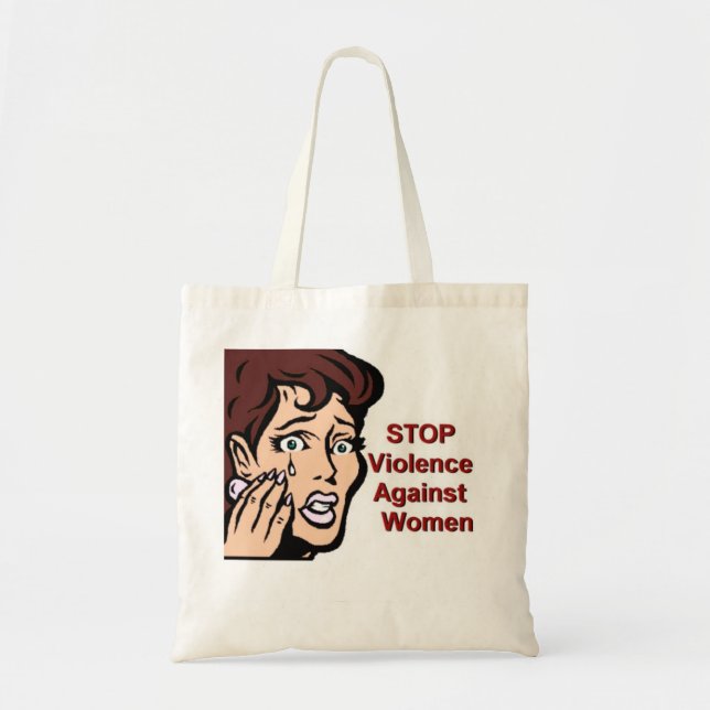 Bolsa Tote Parem Com A Violência Contra As Mulheres (Frente)