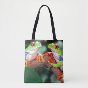Bolsa Tote Pares de Red Eye Treefrog, callidryas de