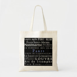 Bolsa Tote Paris e seus marcos