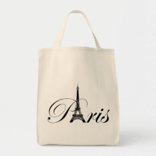 Bolsa Tote Paris e Torre Eiffel