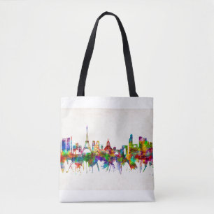 Bolsa Tote Paris França Skyline