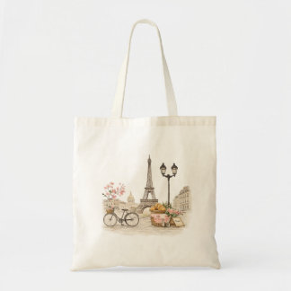 Bolsa Tote Paris Inspired French Tote Bag