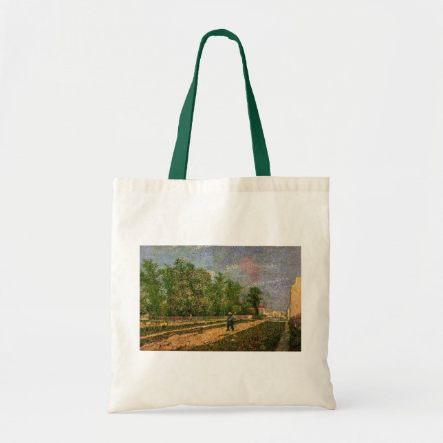 Bolsa Tote Paris Road com Peasant por Vincent van Gogh (Frente)