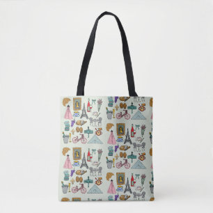 Bolsa Tote Paris Romântica