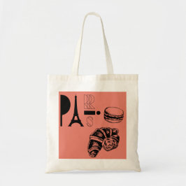 Bolsa Tote paris vibes tote bag (coral)
