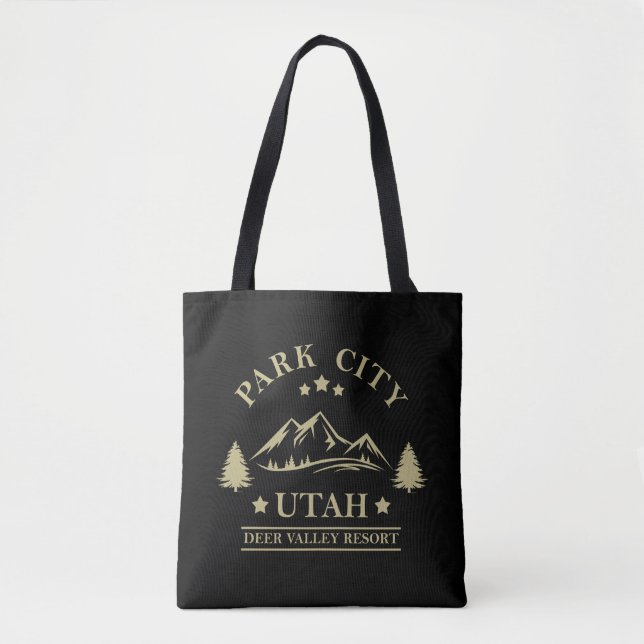 Bolsa Tote Park City Utah — estância de esqui (Frente)