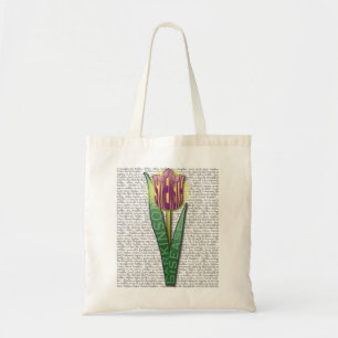 Bolsa Tote Parkinsons Força Burst Tulip Violet