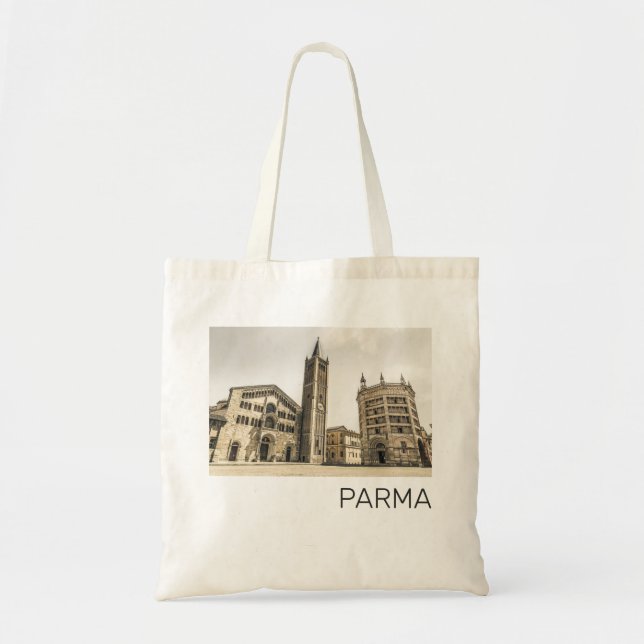 Bolsa Tote Parma Emilia Romagna Piazza Del Duomo Itália (Frente)