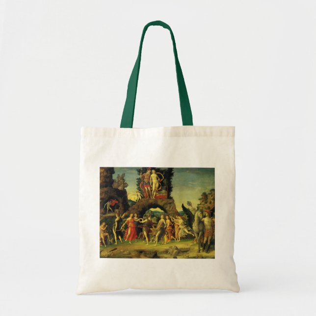 Bolsa Tote Párnaso, Marte e Vênus por Andrea Mantegna (Frente)