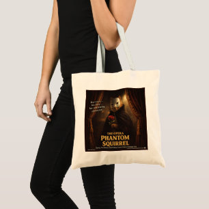 Bolsa Tote Paródia de Esquilo Fantasma da Ópera