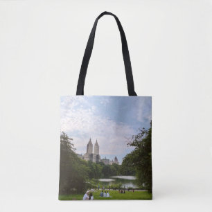 Bolsa Tote Parque Central Nova York Vista Aérea e Lago Cênico