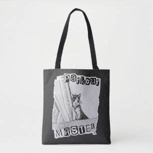 Bolsa Tote Parque de Diversões Ativo Mestre de Parkour Design