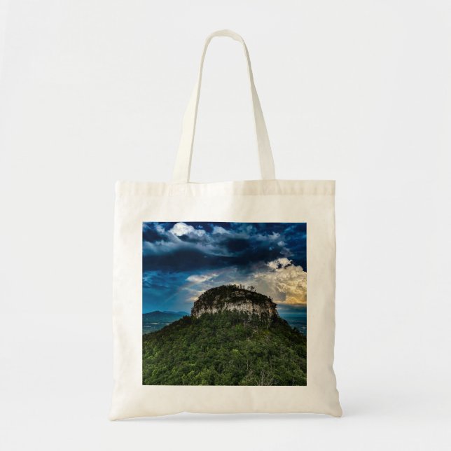 Bolsa Tote Parque Estadual do Pilot Mountain NC | após tempes (Frente)