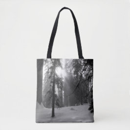 Bolsa Tote Parque Nacional da Neve de inverno em Kings Canyon