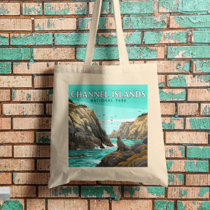 Bolsa Tote Parque Nacional das Ilhas Vintage Channel
