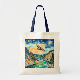 Bolsa Tote Parque Nacional de Yellowstone Rio Colorido Arte d