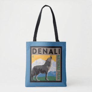 Bolsa Tote Parque Nacional Denali Lobo Howling