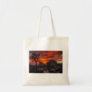 Bolsa Tote Parque Nacional do Joshua Tree Red Sunset