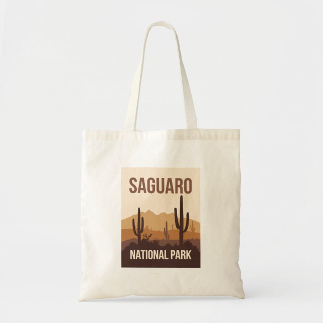 Bolsa Tote Parque Nacional do Saguaro - Viagem mínima (Frente)