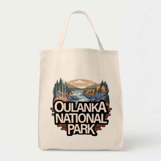 Bolsa Tote Parque Nacional Oulanka Finlândia (Frente)