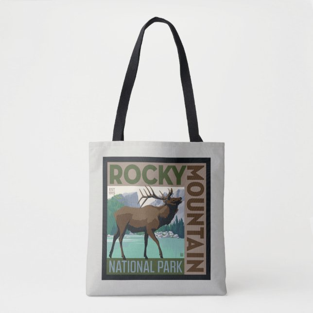 Bolsa Tote Parque Nacional Rocky Mountain | Elk (Frente)