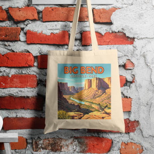 Bolsa Tote Parque Nacional Vintage Big Bend