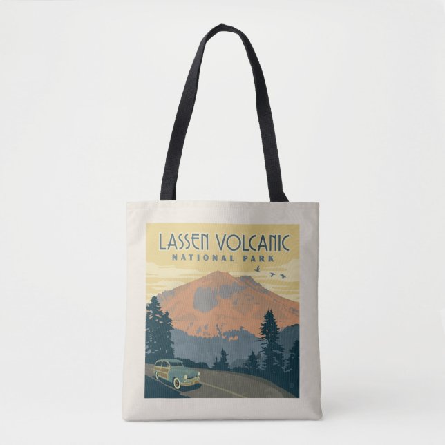 Bolsa Tote Parque Nacional Vulcânico de Lassen | Estrada (Frente)